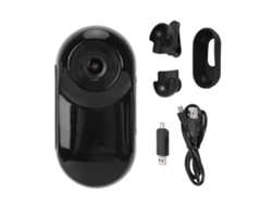 Minicámara De Vídeo Portátil 1080p Para Ciclismo, Deportes, Coche Y Hogar - Negra