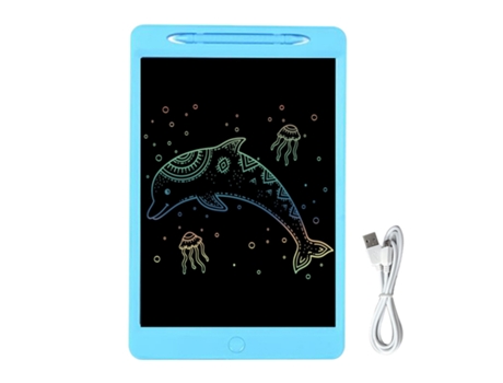 Tableta de escritura LCD recargable, tableta de dibujo a mano de 11,5 pulgadas, tablero de dibujo con pantalla colorida con botón de bloqueo de láp...