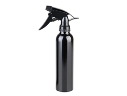 Botella De Aluminio Recargable Y Duradera De 250 Ml Para Pulverización De Tatuajes, Color Negro.
