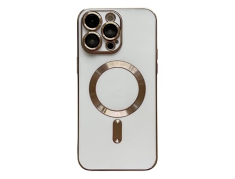 Lente para Telefono Mobile Phone Cases Magsafe Plating With para iPhone 15 Pro Max Piel Sintética