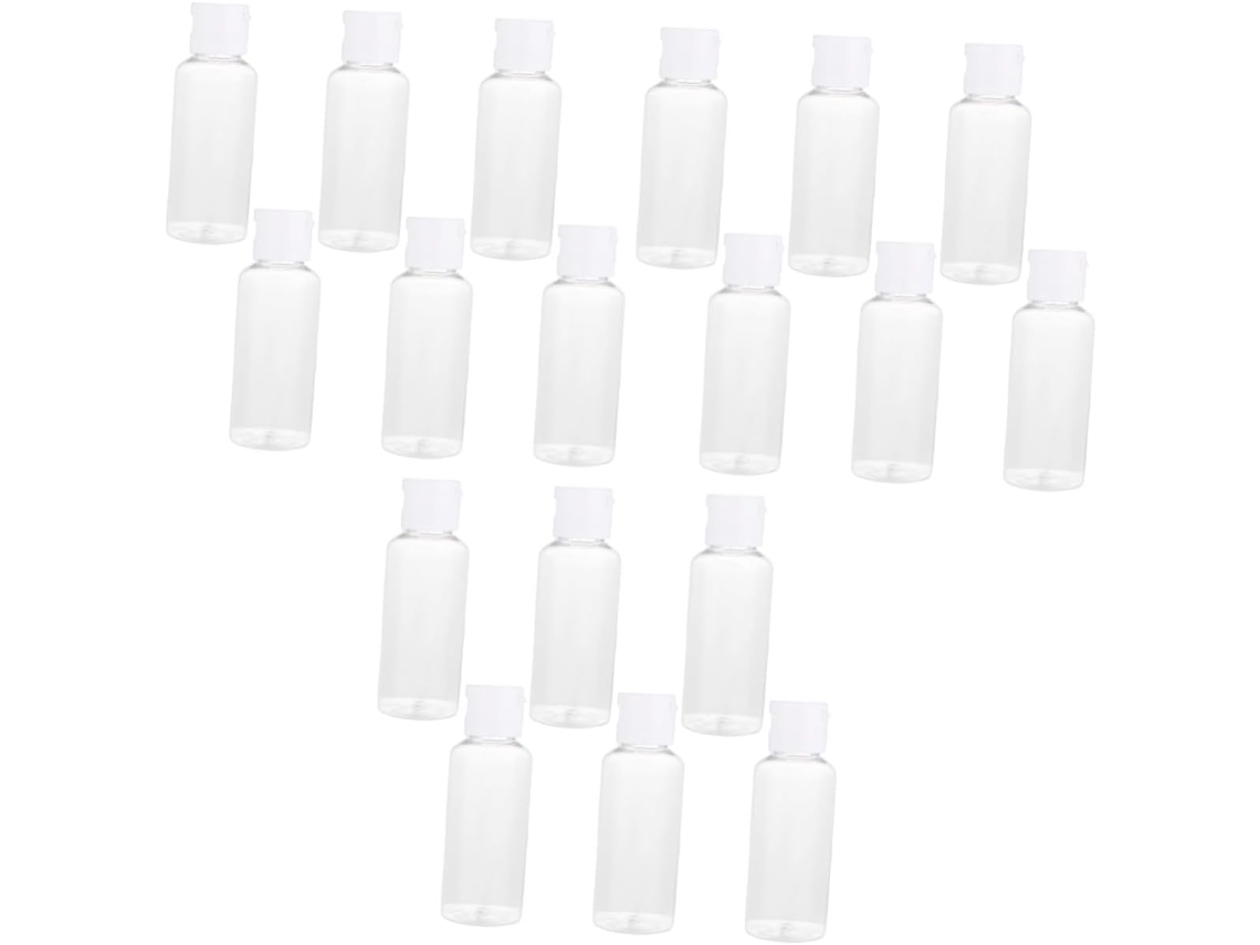 Juego De 36 Frascos Cosméticos Transparentes, Envases De Viaje Para Lociones Y Viales.