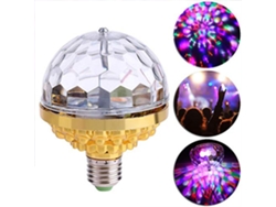 Bj-lâmpada Led De Esfera De Cristal Giratória Luz Mágica Colorida Para Cena De Palco Lâmpada