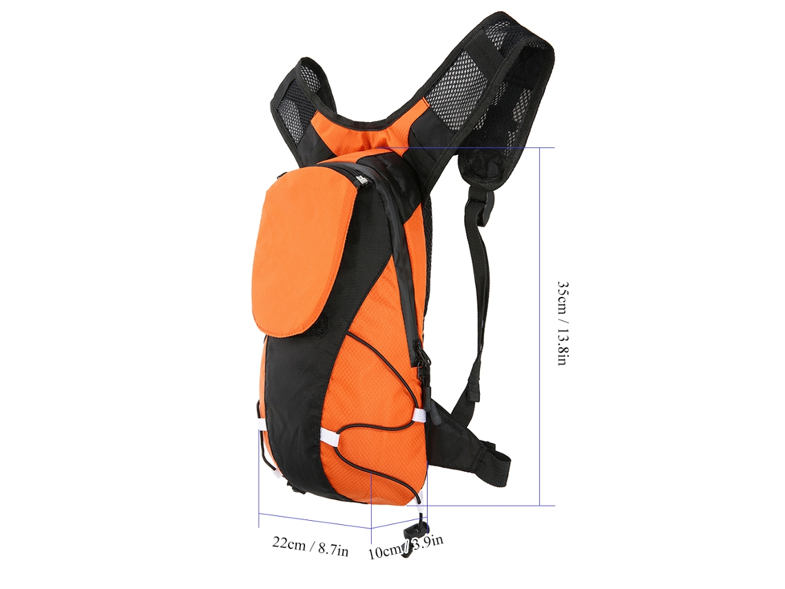 Mochila Reflectante Recargable Con Luz Led De Señalización Para Ciclismo, Running, Senderismo Y Actividades Al Aire Libre - 5l