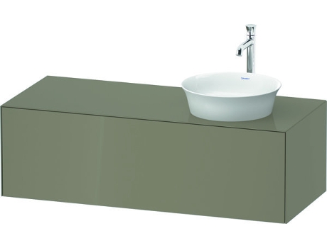 DURAVIT Tulip blanco, mueble de pared, ancho 1300 x fondo 550mm, con 1x extraíble, con tecnología tip-on, WT4977R