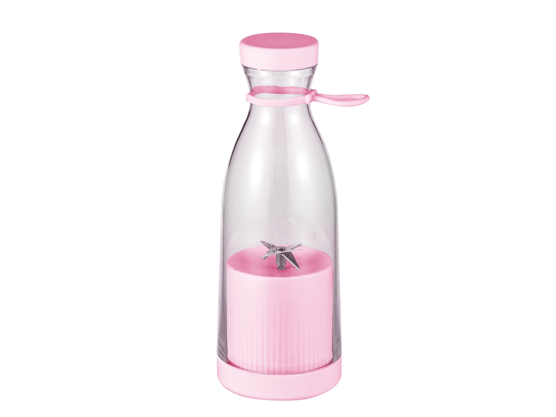 Minibatidora Portátil De 380 Ml Con Batería Recargable Y 6 Cuchillas Para Batidos Y Malteadas.