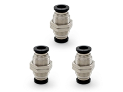 3 Conectores Neumáticos, Accesorios De Pared Neumáticos, Conectores Rápidos Neumáticos Con Diámetro De Tubo Conectable 8mm