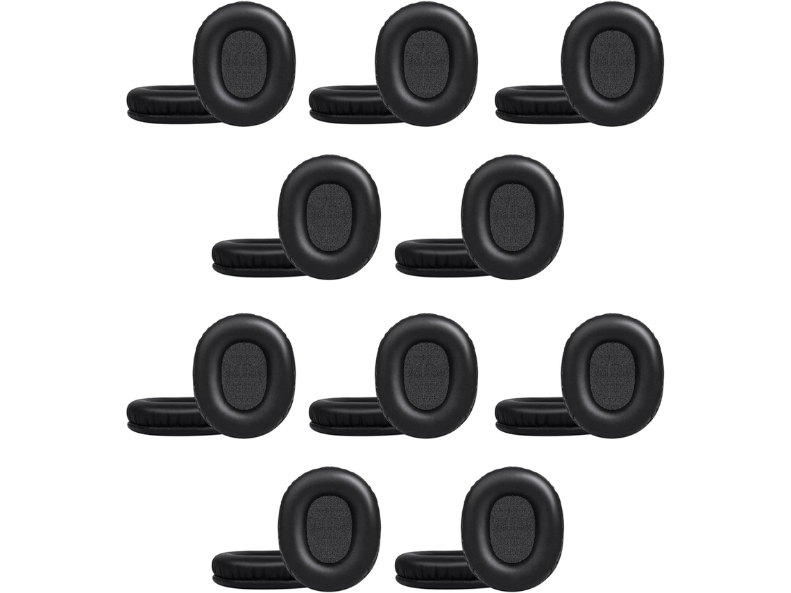 20 Almohadillas De Repuesto Para Auriculares Compatibles Con M50x (m50, M50xbt, M50rd, M40x, M30x, M20x, Msr7, Sx1)