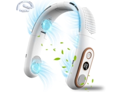 Ventilador de cuello portátil, no es una aspiradora, recargable, batería de 5000 mAh, 3 velocidades de viento Mdug