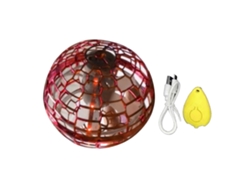 2026-pelota Voladora Ufo Luminosa De Inducción Con Levitación Cíclotronica Juguete Infantil Batería 200mah Rojo