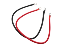 Cable De Batería De Cobre De 16 Mm² Y 50 Cm, Paquete De 2, Para Uso En Automóviles Y Embarcaciones, Arranque Auxiliar.