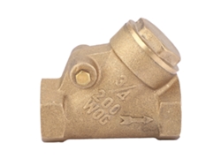 Válvula De Retención Tipo Y De Latón Con Rosca Npt De 3/4 De Pulgada, 1,6 Mpa, Para Agua Y Gas.