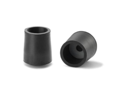 Contera andador goma 25mm.negro unidad