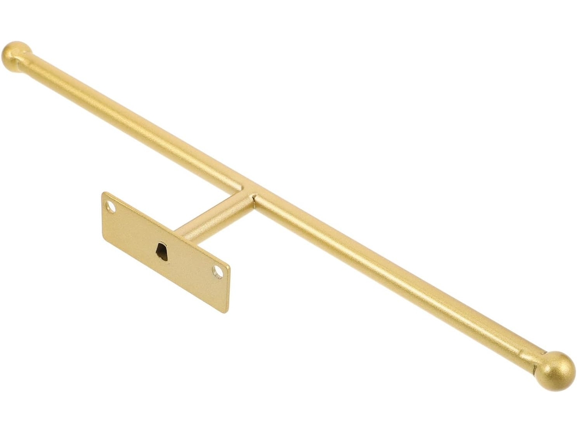 Soporte Pared Metal Dorado Exhibir Collares Organizador Multifuncional Colgar Joyas Anillos Gafas Diademas