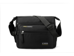 Bolso bandolera informal, gran capacidad, bolso de hombro MDUG (negro)