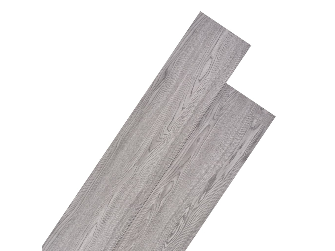Lamas Para Suelo No Autoadhesivas Pvc Gris Oscuro 5,26 M² 2 Mm