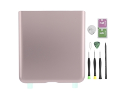 Tampa Traseira Da Bateria Para Samsung Z Flip 5g F7070 Reposição Com Ferramentas Capa Dourada