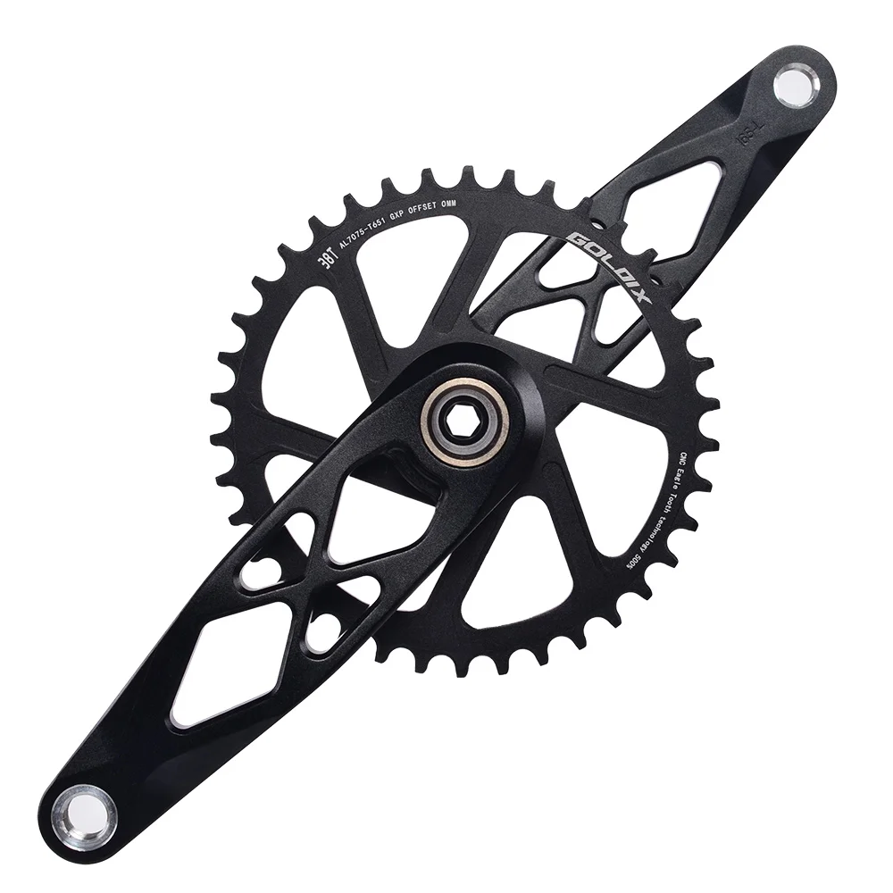 Juego de bielas Goldix MTB BSA de 24 mm con eje hueco, 165 mm, 175 mm, especificaciones R, para Shimano, SRAM, DH, AM y XCVAYOTOY