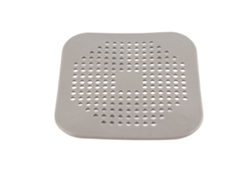 Recogedor de pelos para desagües TPR, filtro de malla de fácil mantenimiento, color gris