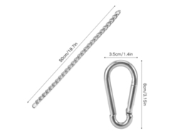 Kit De Suspensión De Acero Inoxidable Para Silla Colgante Con 2 Rifles De Fijación Variable
