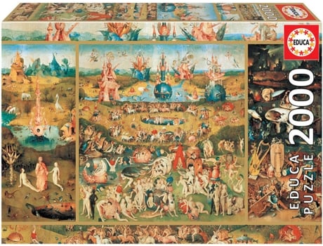 Puzzle EDUCA 2000 El Jardín De Las Delicias (Edad Mínima: 12 Años - 2000 Piezas)