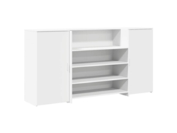 Mostrador de recepción blanco 200x50x103,5 cm Madera de ingeniería MAISON EXCLUSIVE