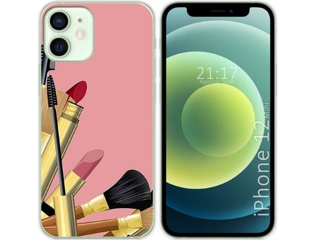 Carcasa iPhone 12 Mini (5.4) TUMUNDOSMARTPHONE Brochas Multicolor