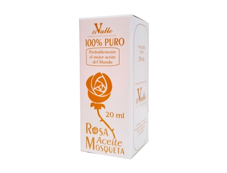 Aceite Corporal EL VALLE Aceite Puro De Rosa Mosqueta (20 ml)