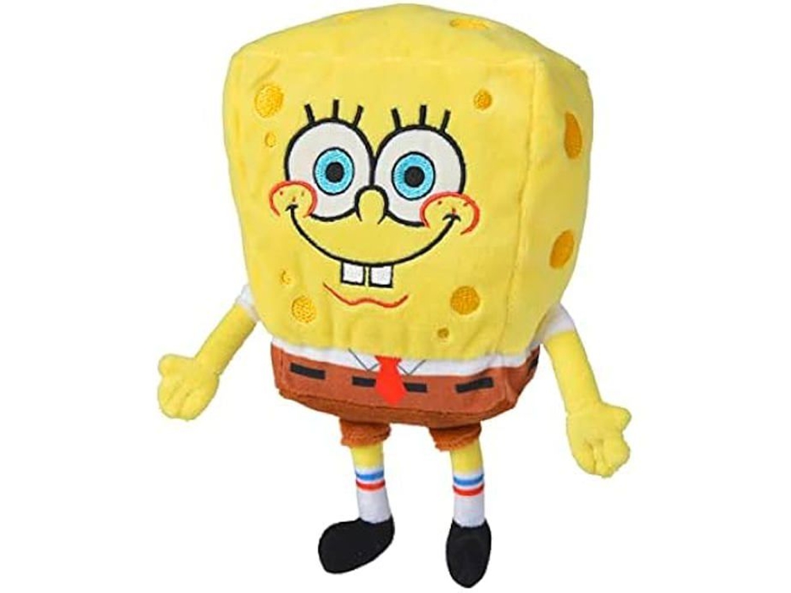 Peluche Simba Bob Esponja 20 Cm Amarillo Interactivo Y Duradero