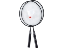 Juego de 2 raquetas de bádminton de mango corto KIM'PLAY