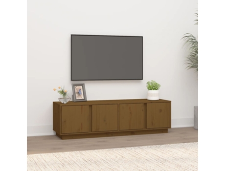 Mueble De Tv VIDAXL Marrón Madera (140x40x40 cm)