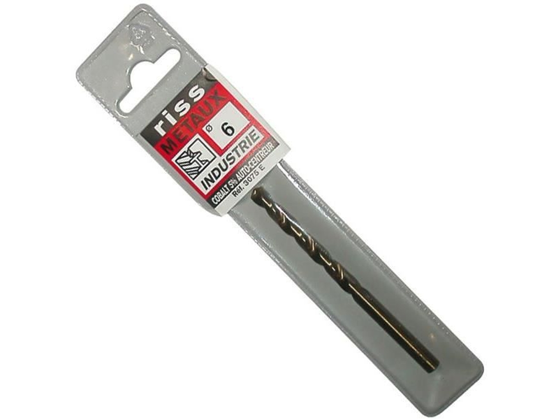 Broca Hss Cobalto 5 Riss Ø6 Mm Metal Acero Rápido