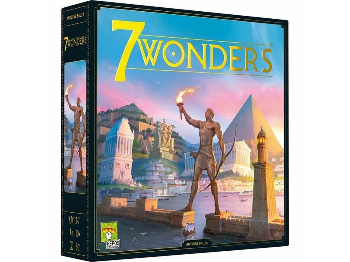 Juego Colectivo ASMODEE 7 Wonders (Edad Mínima Recomendada: 10 años - Versión en Francés)