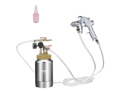 Kit de Mangueras para Pistola de Pintura de Presión 2L/0,5 Galones Tanque 1,8 Mm