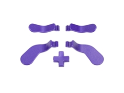 Juego De 5 Piezas De Palancas Y Cruceta De Acero Inoxidable Para El Mando Elite Series 2 Y Núcleo Morado Oscuro.
