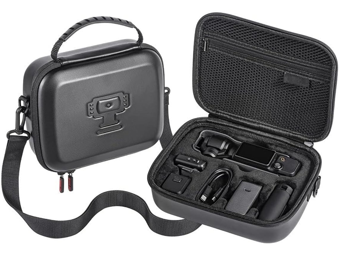 Estuche De Transporte Con 3 Accesorios, Piel Sintética Y Protección De Eva.