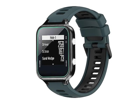 Correa De Reloj Inteligente Para Garmin Approach S20 Banda De Reloj De Silicona De Verde Oliva - Negro VENISYMLIS