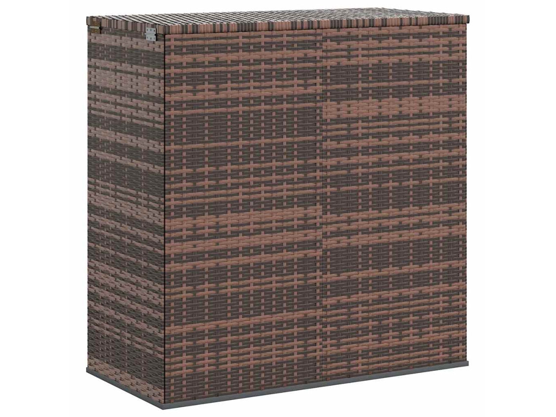 Caja de cojín de jardín 100x49x103,5 cm Pata de mimbre Marrón MAISON EXCLUSIVE