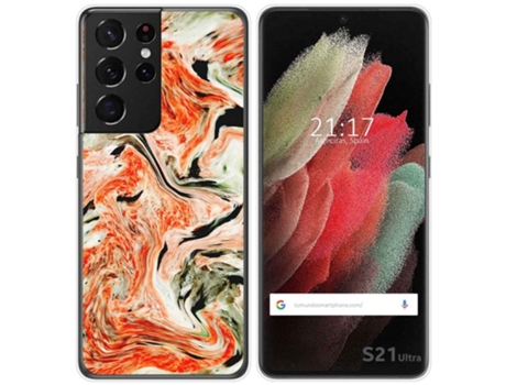 Carcasa Samsung Galaxy S21 Ultra 5G TUMUNDOSMARTPHONE Dibujos Multicolor