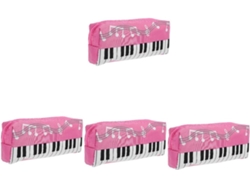 Besportble Estuche De Teclado De Piano Y Útiles Escolares Para Niñas 19.50x9.00x4.00 Cm - Color: Estuche Pa...