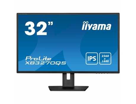 Monitor IIYAMA XB3270QS-B5 (Negro - LED - IPS - Flicker free - 32 - Wide Quad HD - 4 ms)