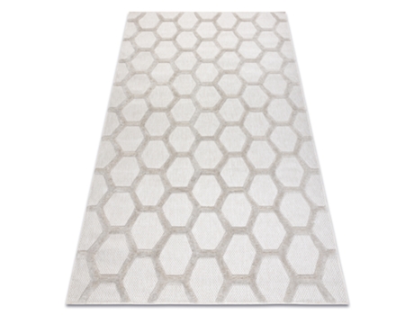 Alfombra Santo Sisal 58391 Panal Beige (120 x 170 cm)