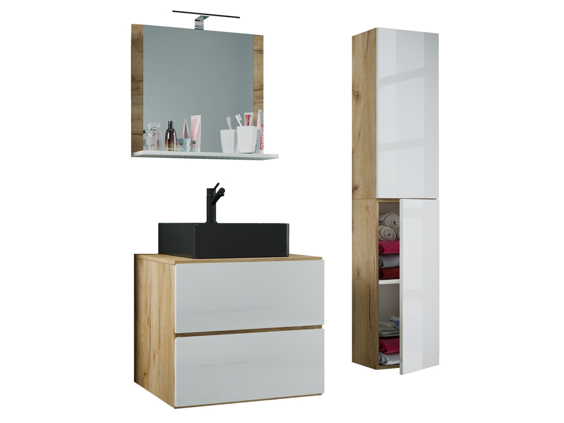 Mueble de baño de 4 piezas Legends 60 cm de ancho Vcm