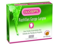 Aceite Essencial OLIOSEPTIL Garganta E Laringe Olioseptil (24 pastilhas (Mel))