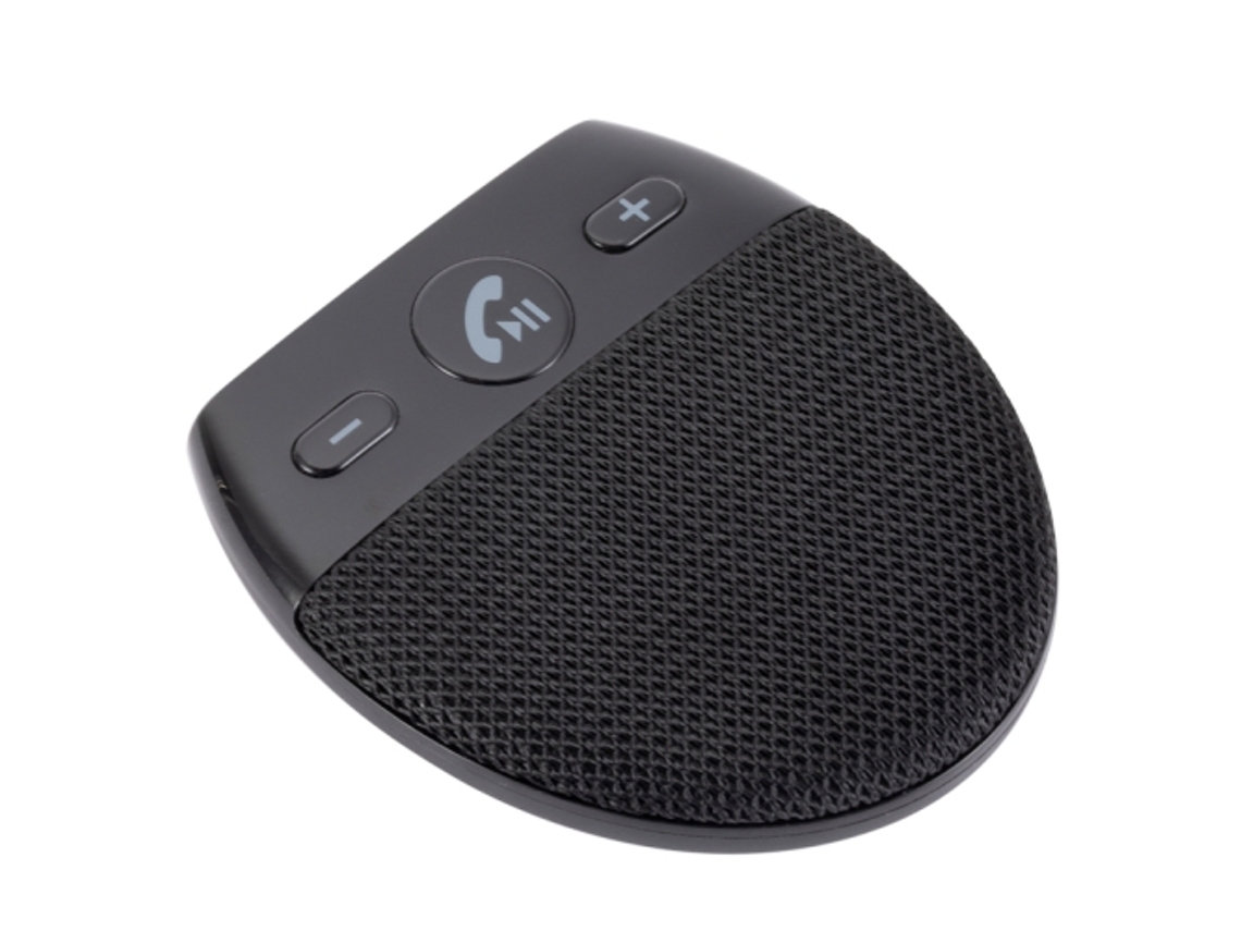 Adaptador transmisor FM Bluetooth Fwinl SP11 para teléfono de coche, altavoz para visera solar, kit de manos libres para coche, manos libres USB para coche
