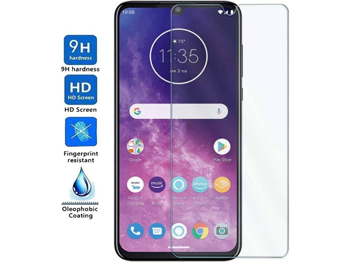 Protector Cristal Templado Motorola Moto One Zoom HONGWE.