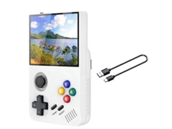 M19 Consola De Videojuegos Retro 128g Consola De Juegos Arcade Clásica Nostálgica De Mano Joystick 3d Hasta 25 Simuladores B
