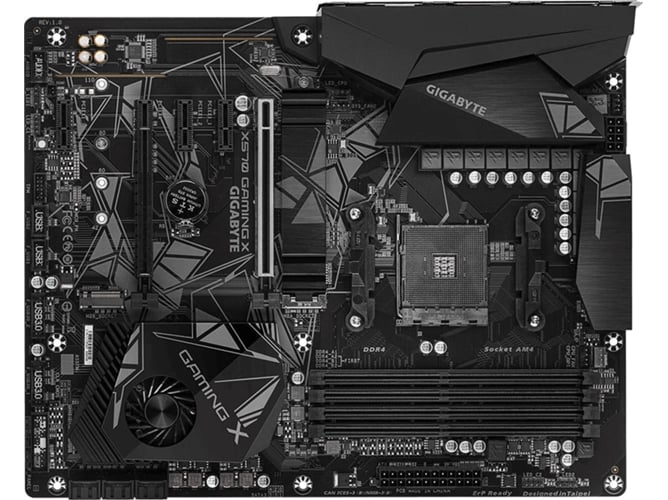 Placa Base GIGABYTE X570 Gaming X (rev. 1.0) (Socket Zócalo AM4 - AMD X570 - ATX)