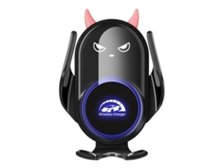 Soporte De Coche Con Clip De Carga Inalámbrico Y Ventilación Giratorio Para Apple Yizhood (negro No Específico)