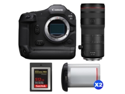 Canon Eos R1 + Rf 70-200mm F/2.8 L Is Usm Z Negro + 1 Sandisk 512gb Extreme Pro Cfexpress Type B + 2 Canon Lp-e19 + Ebook Pricedirect