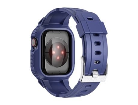 Correa Apple Watch 41mm / 40mm y 38mm Silicona con Carcasa Antigolpes Azul AVIZAR